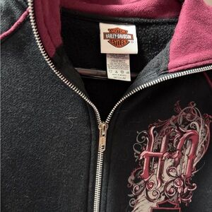 vintage women’s harley zip up